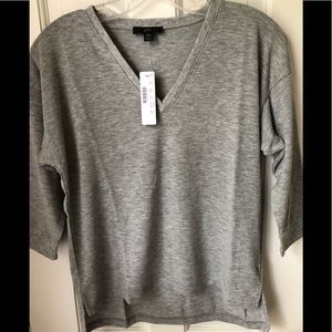 J.Crew Grey 3/4 length Sweater Size XXS *NWT*